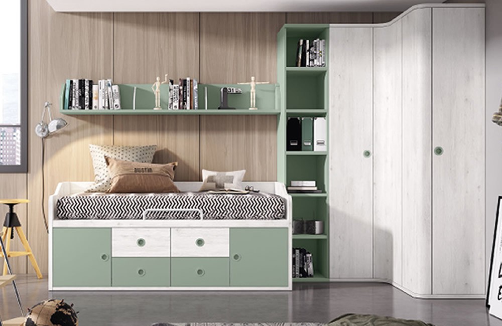 Dormitorio Juvenl Aparicio Donoso, diseño y confort