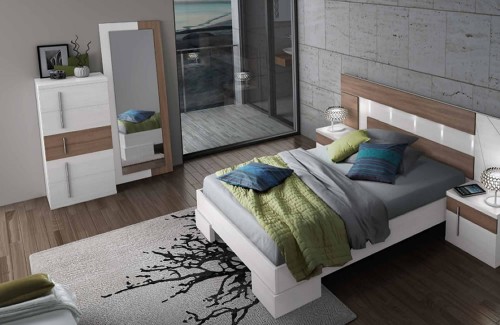 Dormitorio Moderno serie New Moon Vamasur